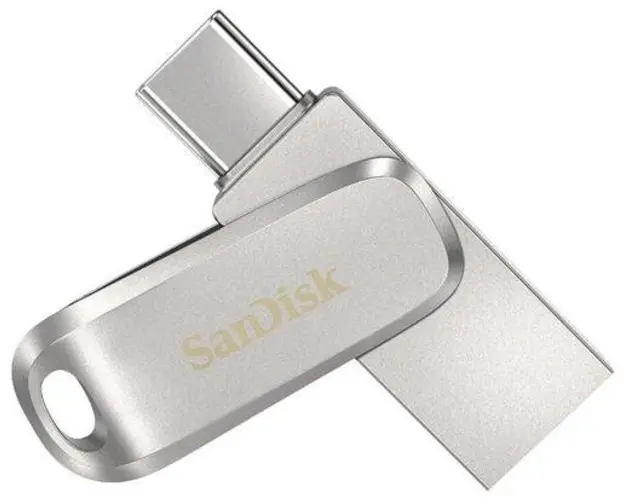 Stick USB SanDisk Ultra Dual Drive Luxe, 1TB, USB 3.1/USB Type-C (Argintiu)
