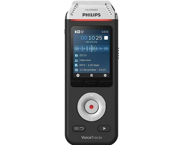 Reportofon Philips DVT2110, 8GB (Negru/Argintiu)