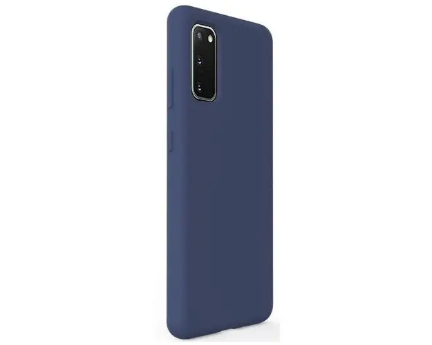 Protectie spate Lemontti LEMCLSS20DB pentru Samsung Galaxy S20 (Albastru inchis)