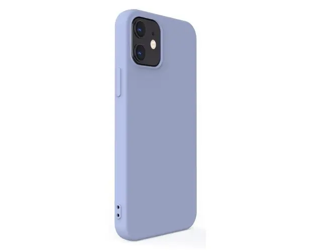 Protectie Spate Lemontti Soft Slim LEMSSXIIMLG pentru Apple iPhone 12 mini (Mov)