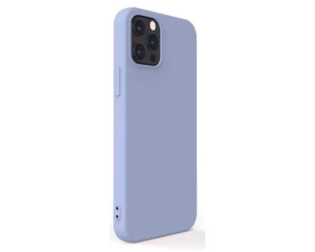 Protectie Spate Lemontti Soft Slim LEMSSXIIPMLG pentru Apple iPhone 12 Pro Max (Mov)