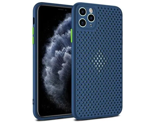 Protectie spate Lemontti Bubble LEMHBIXIPABS pentru iPhone 11 Pro (Albastru)