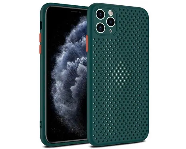 Protectie spate Lemontti Bubble LEMHBIXIPV pentru iPhone 11 Pro (Verde)