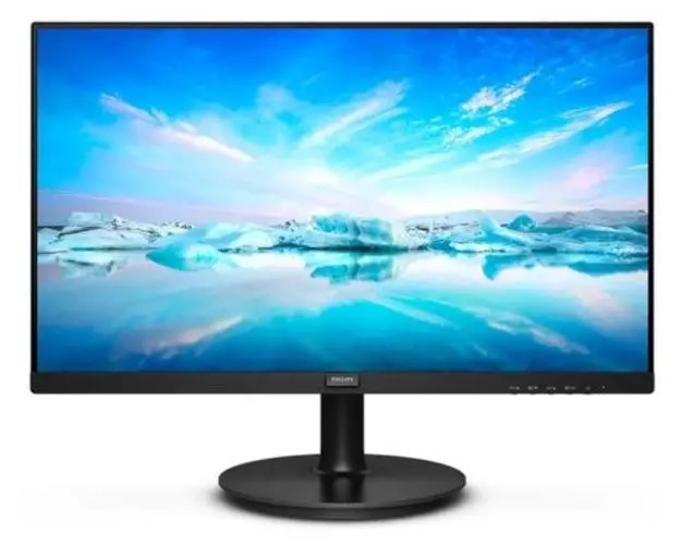 Monitor LCD VA LED Philips 23.8inch 241V8LA/00, Full HD (1920 x 1080), VGA, HDMI, Boxe, 75 Hz (Negru)