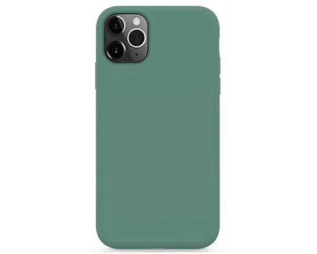 Protectie spate Lemontti Liquid Silicon LEMCLSXIPFG pentru iPhone 11 Pro (Verde)