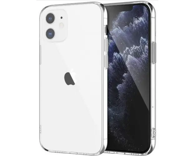 Protectie spate Lemontti LEMHSIP12TR pentru iPhone 12 Mini (Transparent)
