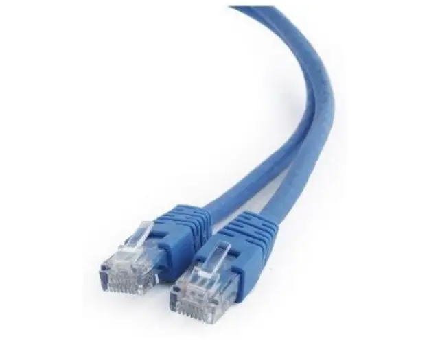 Cablu UTP Gembird PP6U-0.25M/B, Patch cord, Cat6, 0.25 m (Albastru)