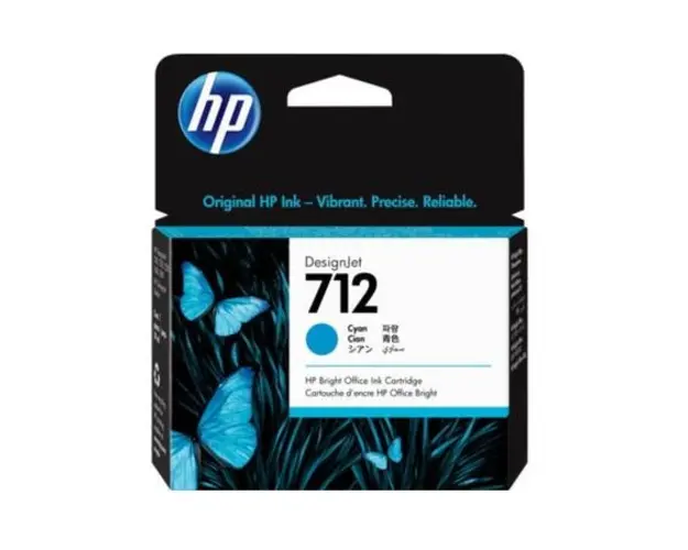 Cartus Cerneala HP 712, 29 ml (Cyan)