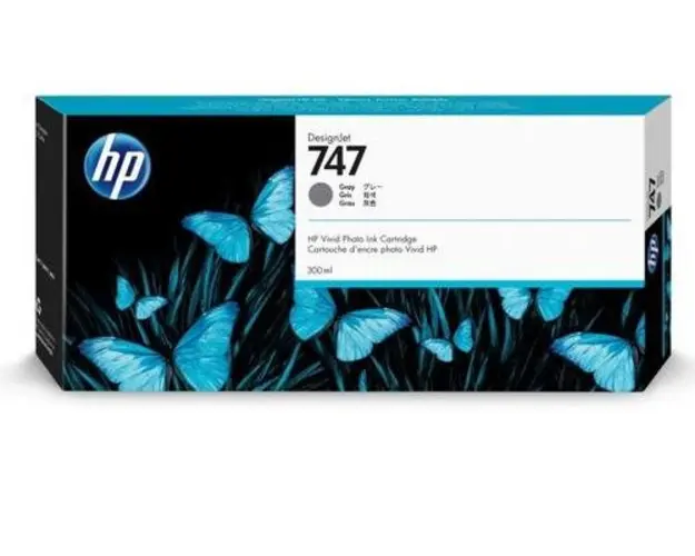 Cartus Cerneala HP 747, 300 ml (Gri)