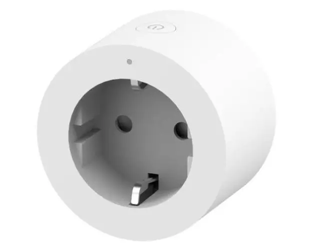 Stecher priza inteligenta Aqara Smart Plug SP-EUC01, Control vocal, Control de la distanta, Monitorizare energie (Alb)