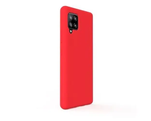 Protectie Spate Liquid Lemontti LEMCLSA42RD pentru Samsung Galaxy A42 5G (Rosu)
