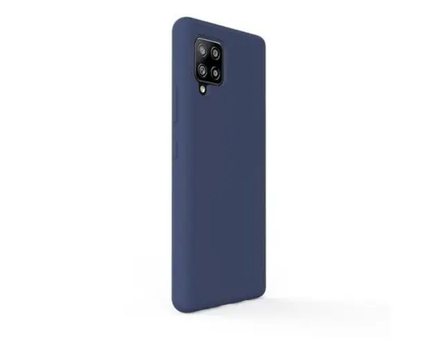 Protectie Spate Liquid Lemontti LEMCLSA42DB pentru Samsung Galaxy A42 5G (Albastru inchis)