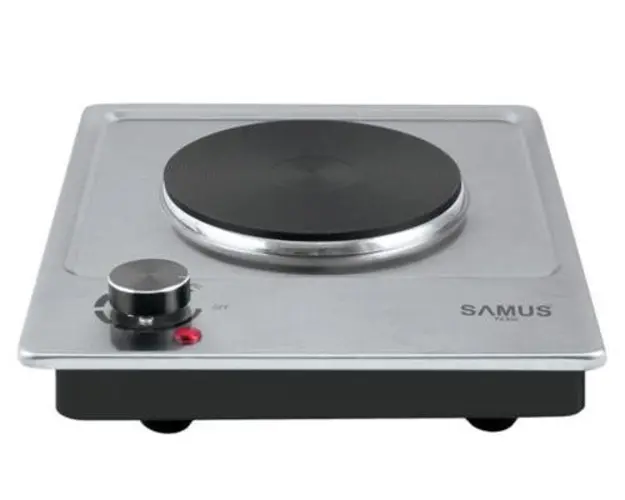 Plita electrica Samus PX301, 1 Arzator, 1500 W (Inox)