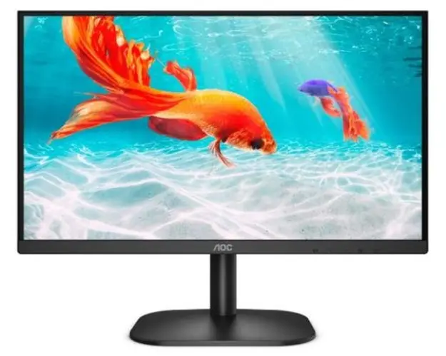 Monitor VA LED AOC 21.5inch 22B2AM, Full HD (1920 x 1080), VGA, HDMI, Boxe, 75 Hz (Negru)