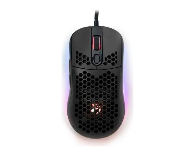 Mouse Gaming Arozzi Favo, USB, iluminare RGB (Negru)