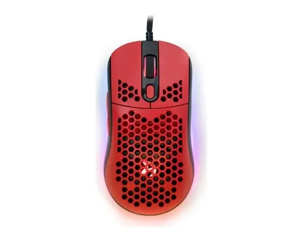 Mouse Gaming Arozzi Favo, USB, iluminare RGB (Rosu)
