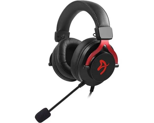 Casti Gaming Arozzi Aria, 2x Jack 3.5 mm, Microfon (Negru/Rosu)