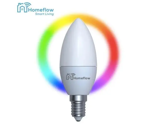 Bec Smart Homeflow B-5004, Wi-Fi, E14, 5W (40W), LED RGB, 400 lumeni