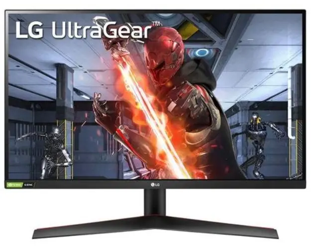 Monitor Gaming IPS LED LG 27inch 27GN800P-B, QHD (2560 X 1440), HDMI, DisplayPort, NVIDIA G-Sync, 144 Hz, 1 ms (Negru/Rosu)