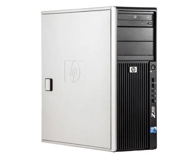 Calculator Sistem PC Refurbished WorkStation HP Z400, Intel Xeon Quad Core W3520 2.66GHz-2.93GHz, 8GB DDR3, 500GB SATA, AMD Radeon HD 7350 1GB GDDR3, DVD-RW