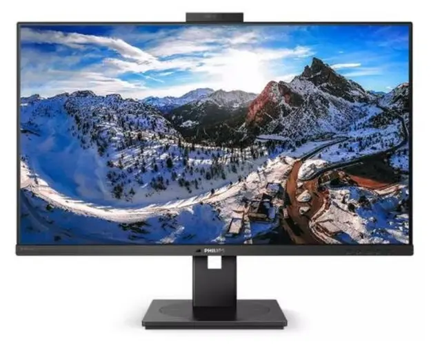 Monitor IPS LED Philips 31.5inch 326P1H/00, QHD (2560 x 1440), HDMi, DisplayPort, Boxe, Pivot, 75 Hz (Negru)