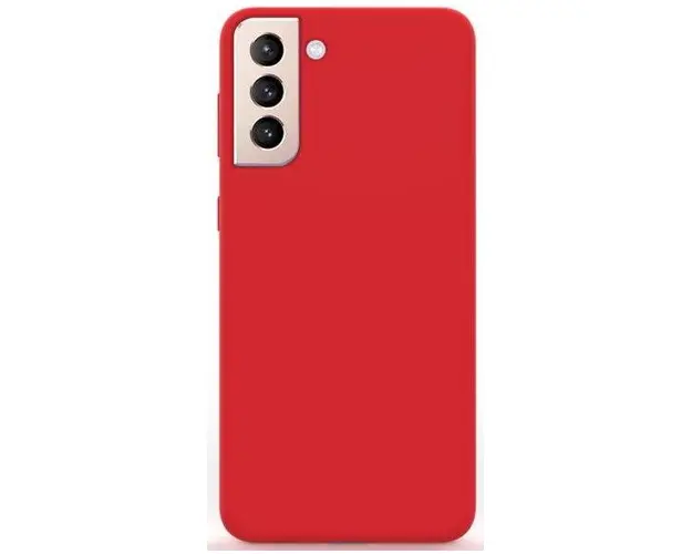 Protectie spate Lemontti LEMCLSILS21PRD pentru Samsung Galaxy S21 Plus (Rosu)