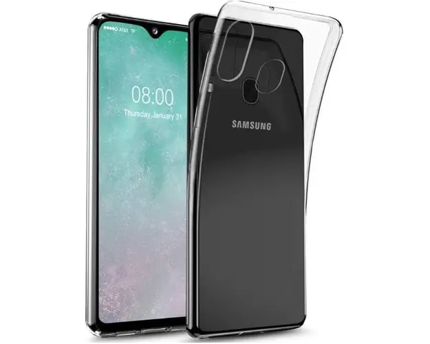 Protectie Spate Lemontti LEMSILSLIMA20ET pentru Samsung Galaxy A20e (Transparent)