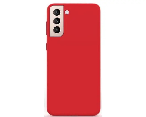 Protectie spate Lemontti LEMCLSILS21RD pentru Samsung Galaxy S21 (Rosu)