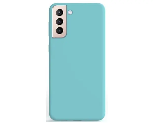 Protectie spate Lemontti LEMCLSILS21TB pentru Samsung Galaxy S21 (Albastru)