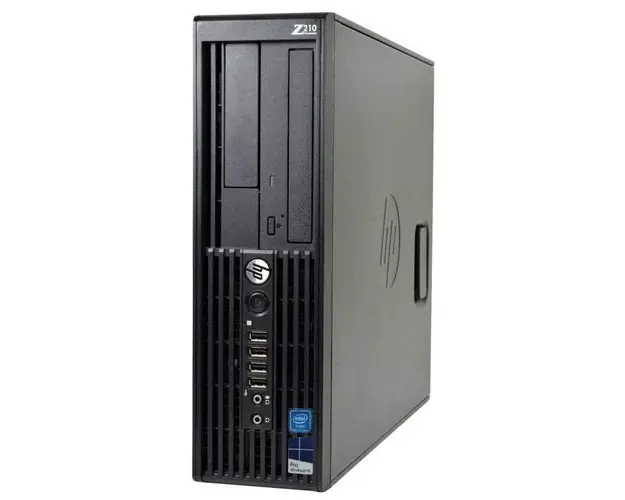 Calculator Sistem PC Refurbished HP Z210 SFF, Intel Core i5-2400, 3.1GHz, 4GB DDR3, 500GB SATA, DVD-RW (Negru)
