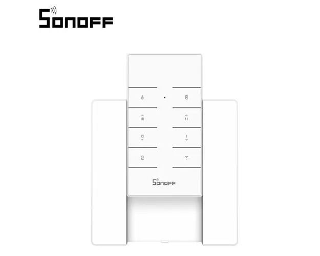 Suport perete si telecomanda RF Sonoff RM433, Wi-Fi (Alb)