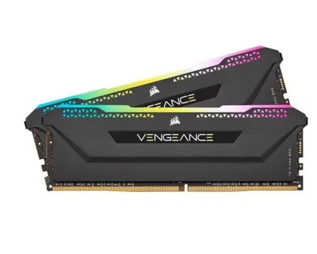 Memorie Corsair Vengeance RGB Pro SL Black, 2x16GB, DDR4, 3200MHz, CL16