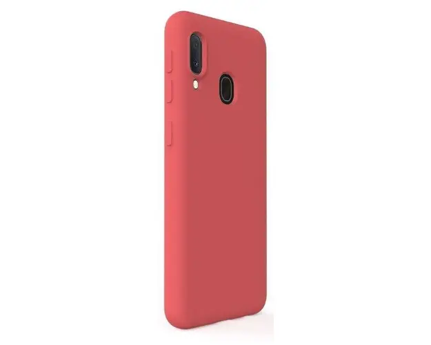 Protectie Spate Lemontti Soft Slim Santa Red LEMSSA20ESRD pentru Samsung Galaxy A20e (Rosu)