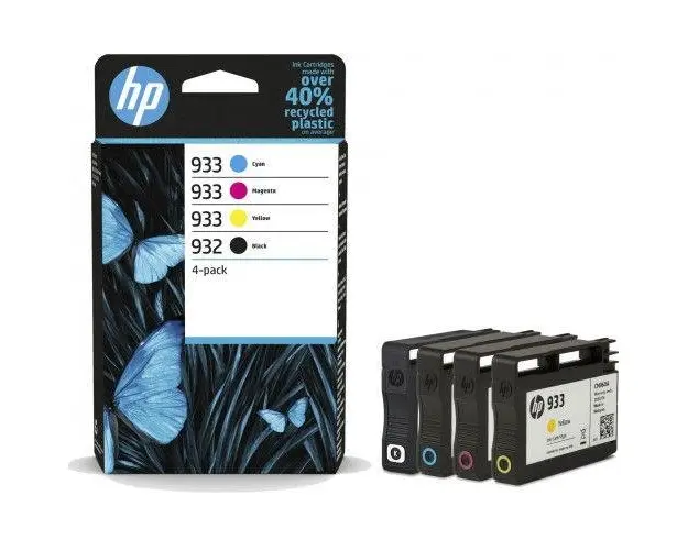 Set cartuse cerneala HP 932 Black 6ZC71AE, 933 4-Pack (Cyan/Magenta/Galben/Negru)