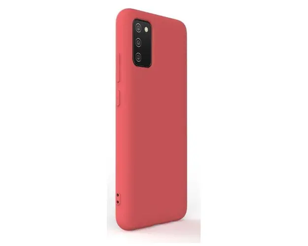 Protectie Spate Lemontti Soft Slim Santa Red LEMHSSA02SSRD pentru Samsung Galaxy A02s (Rosu)