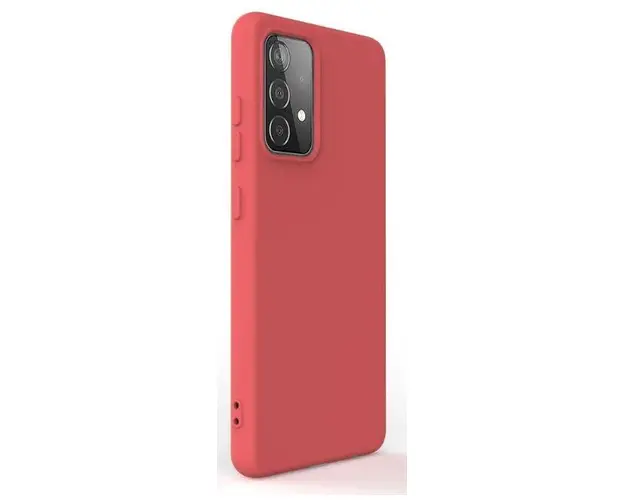 Protectie Spate Lemontti Soft Slim LEMHSSA525GSR pentru Samsung Galaxy A52 / A52 5G/ A52s (Rosu)
