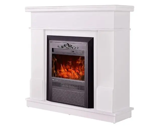 Semineu electric Rodos & Cristina, Dimensiuni: 1000*1034*300 mm, 2000 W (Alb)