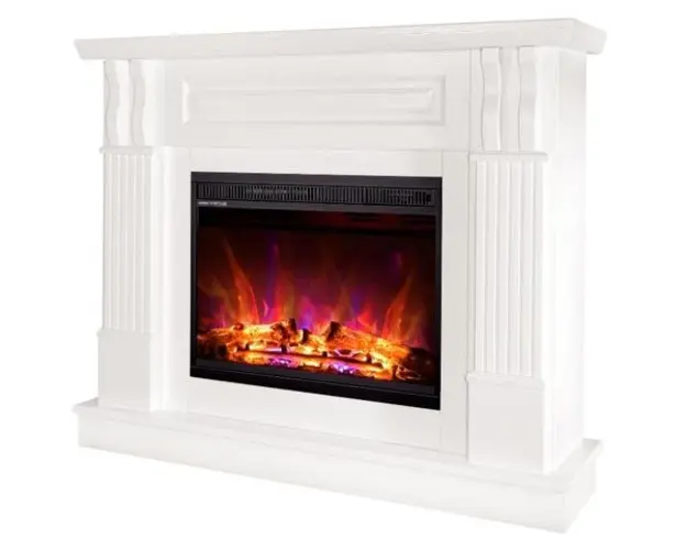 Semineu electric Verona mini & Lorance color, Dimensiuni: 960*1130*300 mm, 1500 W (Alb)