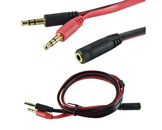 Adaptor jack Somic jack TRRS la 2 jack TRS