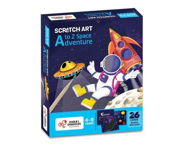 Set creativ de razuit - Aventuri in spatiu