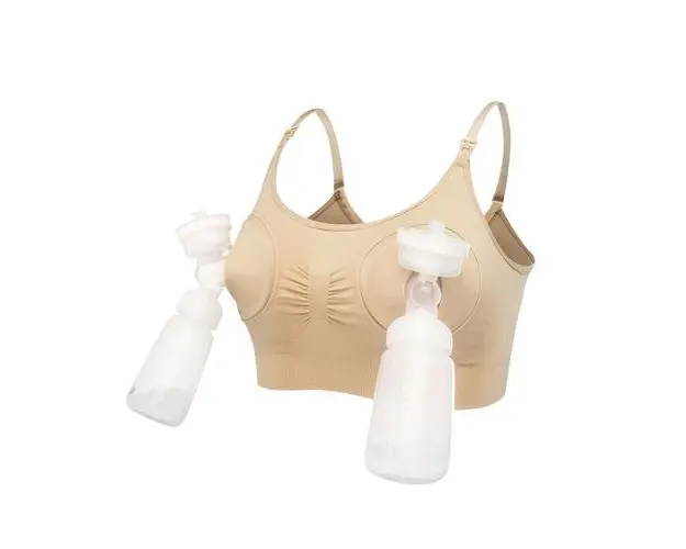 Sutien 2 in1 Bufnitel, Alaptare si sustinere pompa san (Bej)