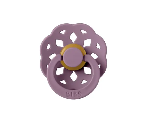 Suzeta Boheme Latex BIBS Mauve, tetina rotunda, 6 luni +