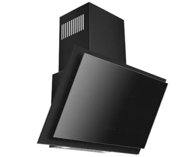 Hota decorativa Tornado Ester 1100 (60), 1 Motor, 1100 m3/h, Filtru anti-grasimi, Clasa B, 60 cm (Negru)