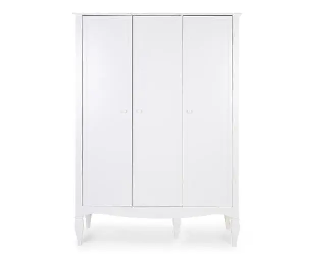 Dulap Childhome Romantic 136.8x60.3x190 cm, MDF (Alb)