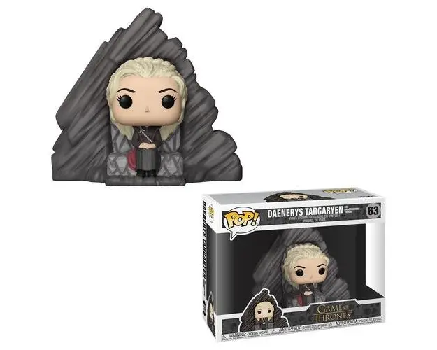Figurina Funko Pop! Television: Game of Thrones Daenerys Targaryen on Dragonstone Throne #63