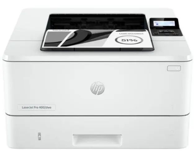 Imprimanta Monocrom HP Plus LaserJet Pro 4002dwe, A4, Duplex, Retea, Wireless (Alb)