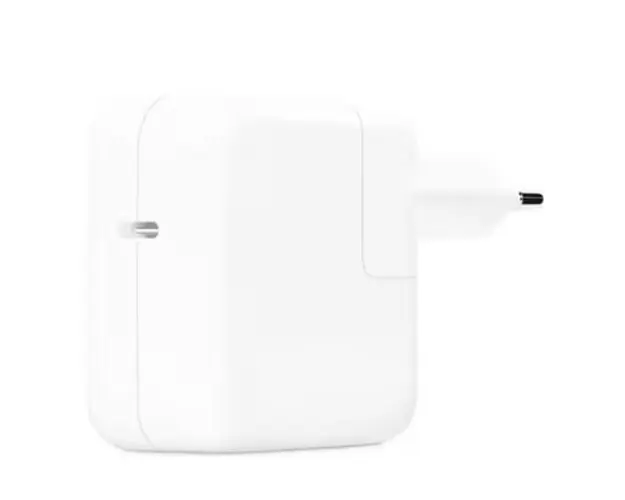Incarcator laptop Apple MW2G3ZM/A, 30W, USB-C (Alb)