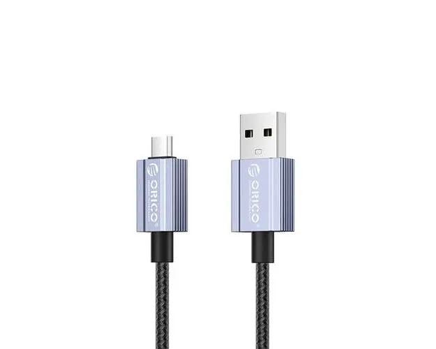 Cablu USB Orico GQAM10 10W USB Type-A - MicroUSB 1m, Negru