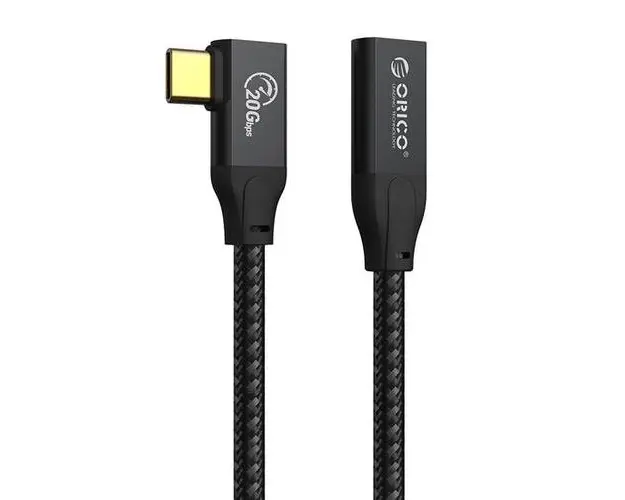 Cablu prelungitor Orico CLY32 100W USB Type-C male - USB Type-C female 1m, Negru