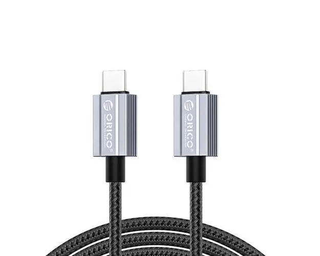 Cablu USB Orico GQA100 100W USB Type-C - USB Type-C 1m, Negru